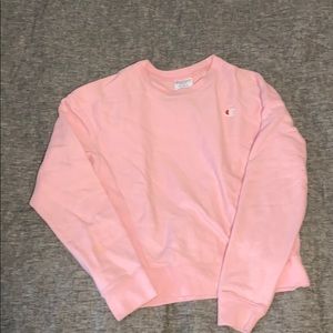 Pink champion crewneck